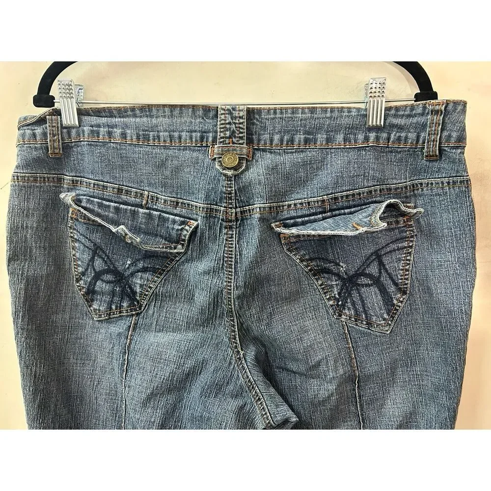 Vintage‎ Gitano Mom Jeans Womans Size 22WS High Waisted Denim Y2K 90s Plus